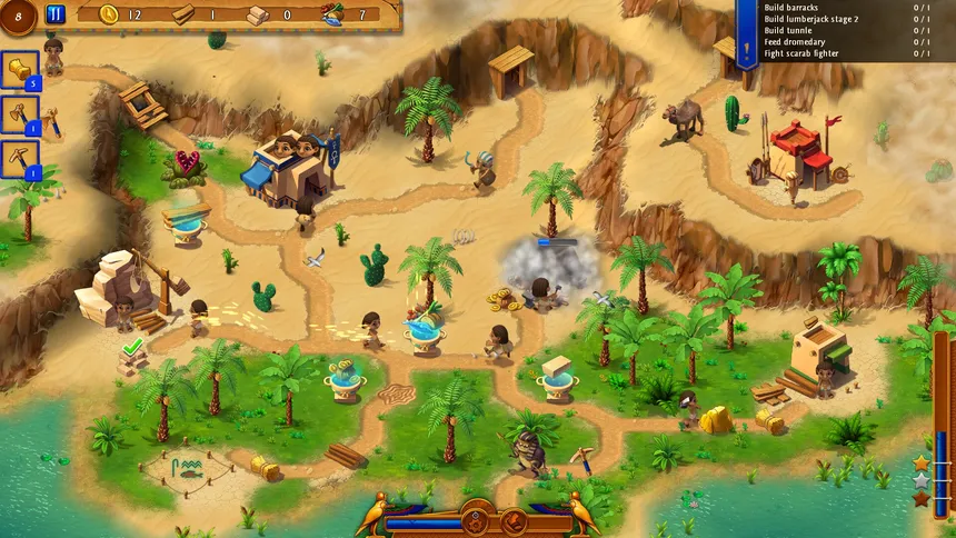 Скриншот 2 к игре Heroes of Egypt - The Curse of Sethos - Collector's Edition