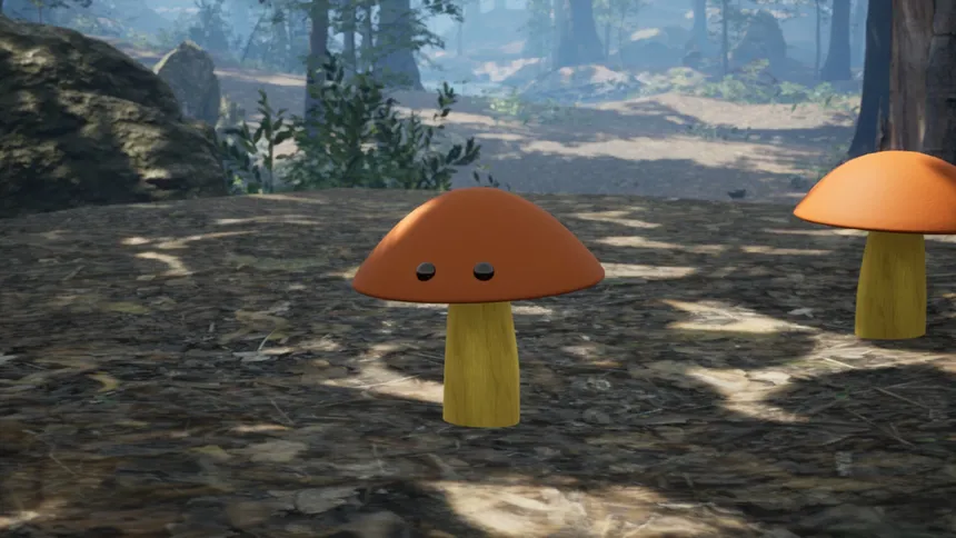 Скриншот 1 к игре Bizarre Mushroom Cycle Simulator