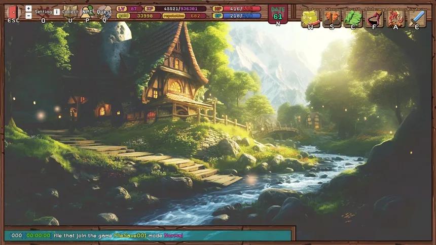 Скриншот 1 к игре วีรบุรุษปรุงยา กะเพรา (Apothecary Hero)