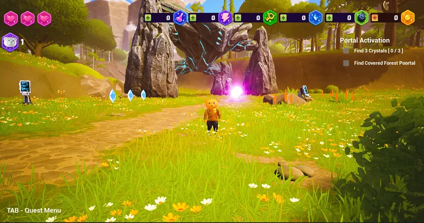 Скриншот 1 к игре Rich Teddy Adventure