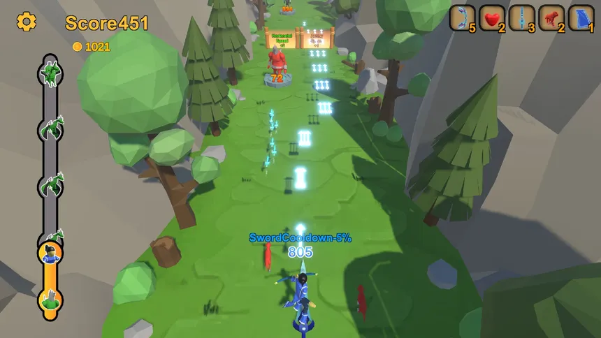 Скриншот 2 к игре 箭箭剑 Arrow a Row