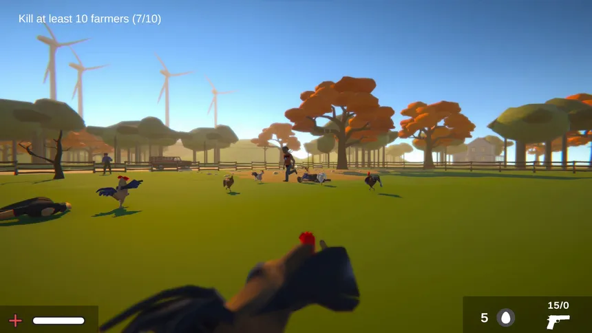 Скриншот 1 к игре Revenge Of Chickens