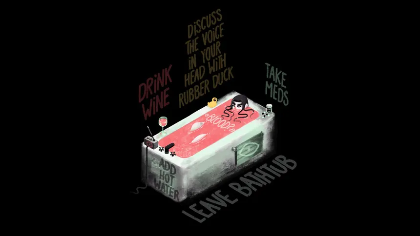 Скриншот 2 к игре Psychotic Bathtub