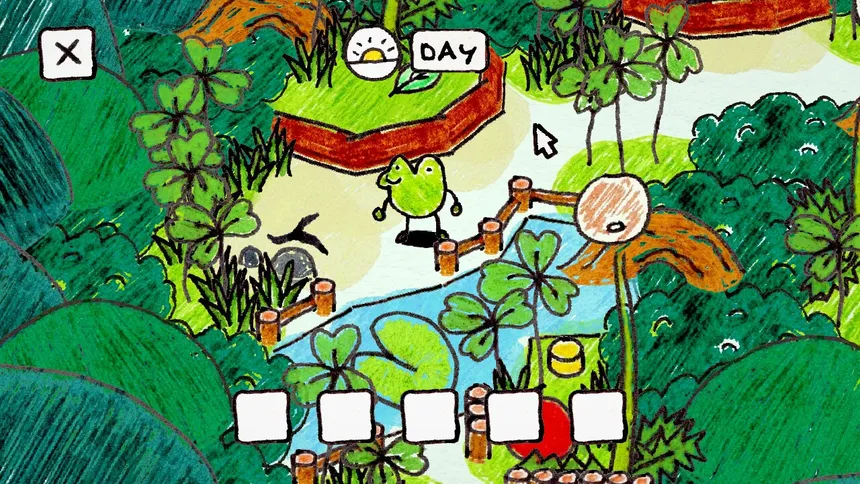 Скриншот 1 к игре Frog's Adventure