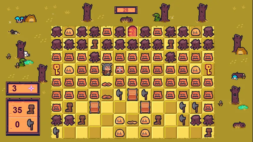 Скриншот 1 к игре Slime Warrior Sokoban