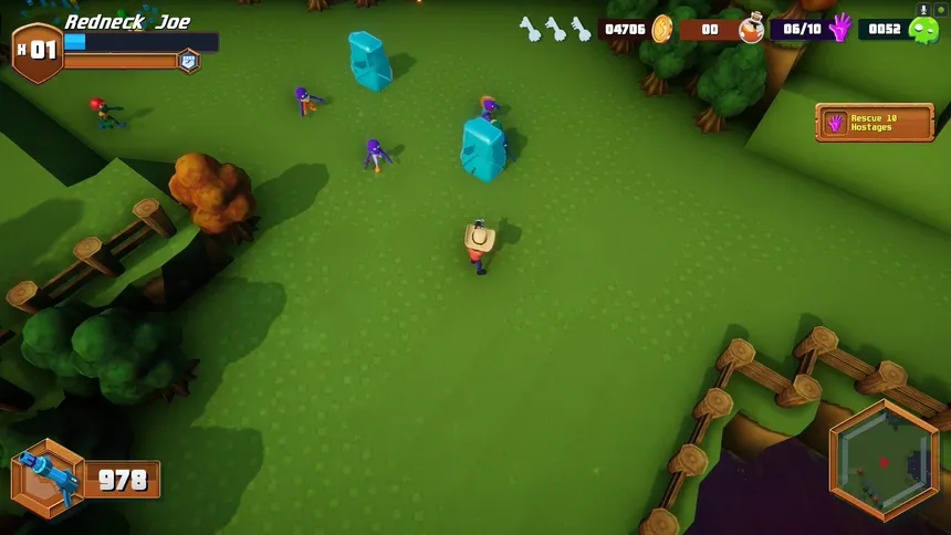 Скриншот 3 к игре Redneck Joe Vs The Swamp Zombies