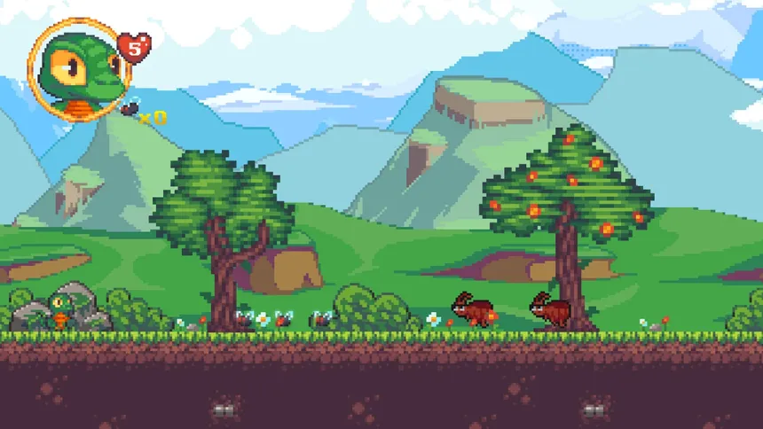 Скриншот 1 к игре Geko: In Search Of The Big Fly