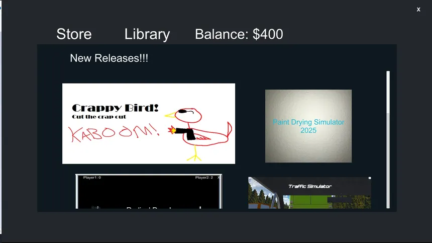 Скриншот 2 к игре Video Game Library Simulator