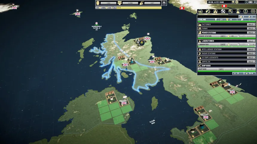 Скриншот 6 к игре Victory at Sea Atlantic - World War II Naval Warfare