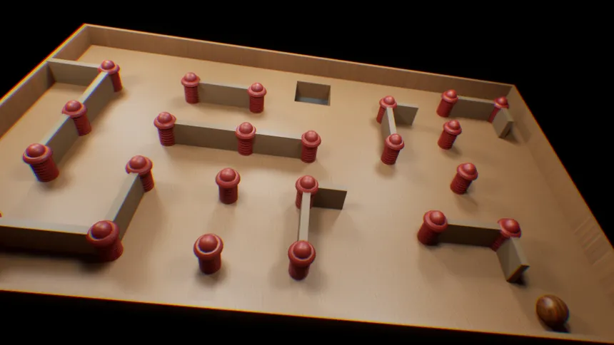 Скриншот 1 к игре Maze Escape: The Rolling Ball
