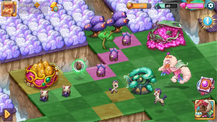 Скриншот 2 к игре Merge Adventure: Magic Dragons