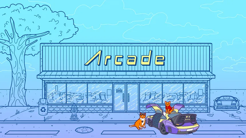 Скриншот 2 к игре An Arcade Full of Cats