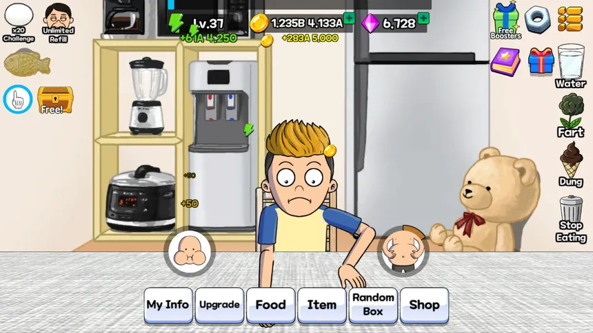 Скриншот 3 к игре Food Fighter Clicker Games