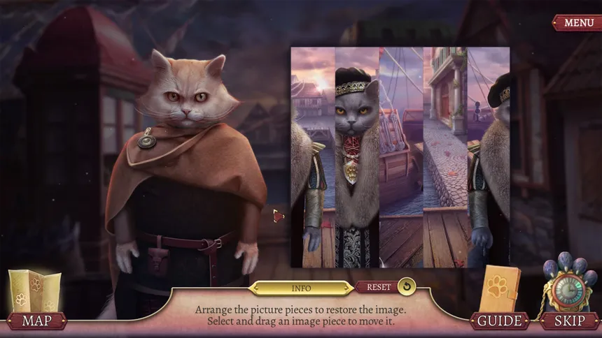 Скриншот 2 к игре Knight Cats: Leaves on the Road