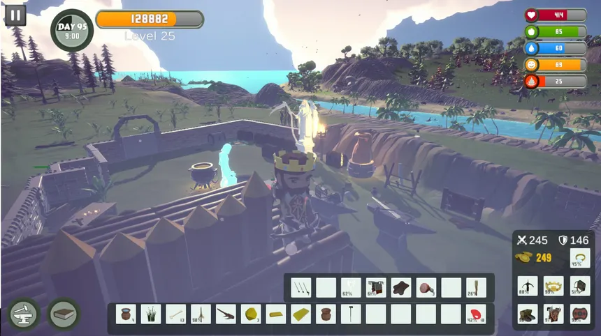 Скриншот 3 к игре Surviving Skeleton Island