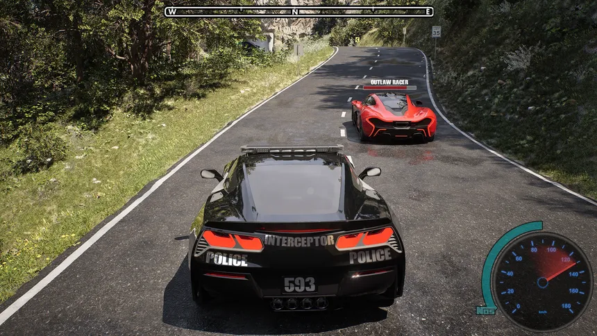 Скриншот 2 к игре The Police Interceptors Simulator: War Against Racers