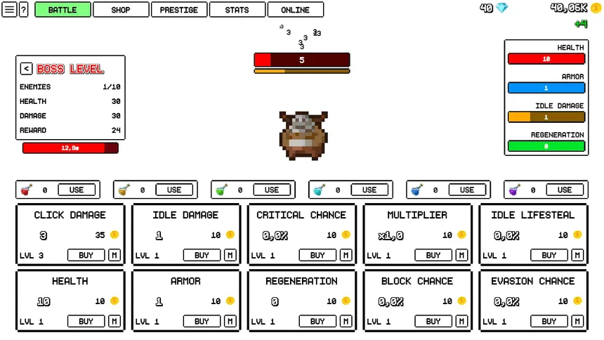 Скриншот 6 к игре One Life Clicker