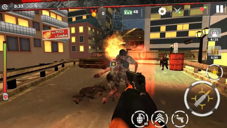 Скриншот 3 к игре Zombie Survivor: Undead City Attack