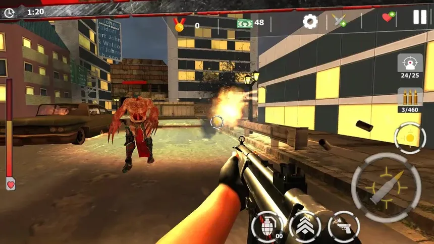 Скриншот 6 к игре Zombie Survivor: Undead City Attack