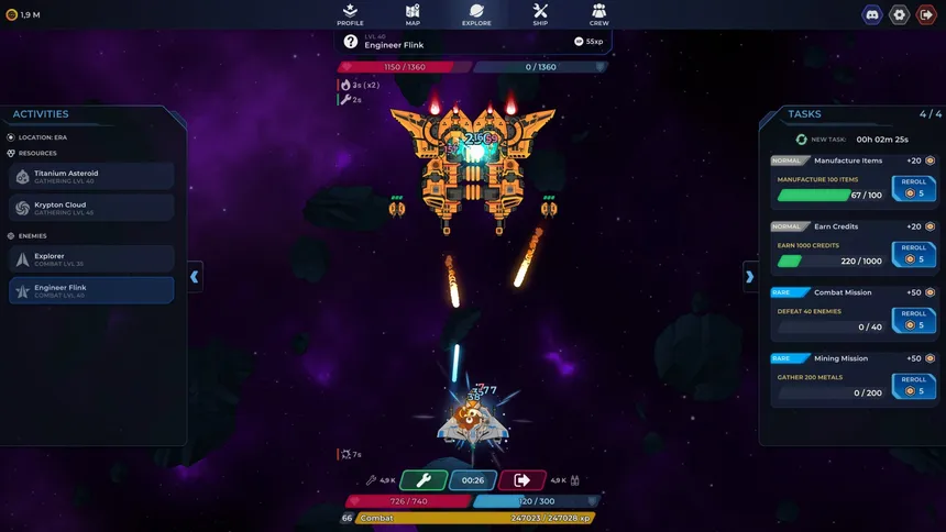 Скриншот 1 к игре Idle Stellar