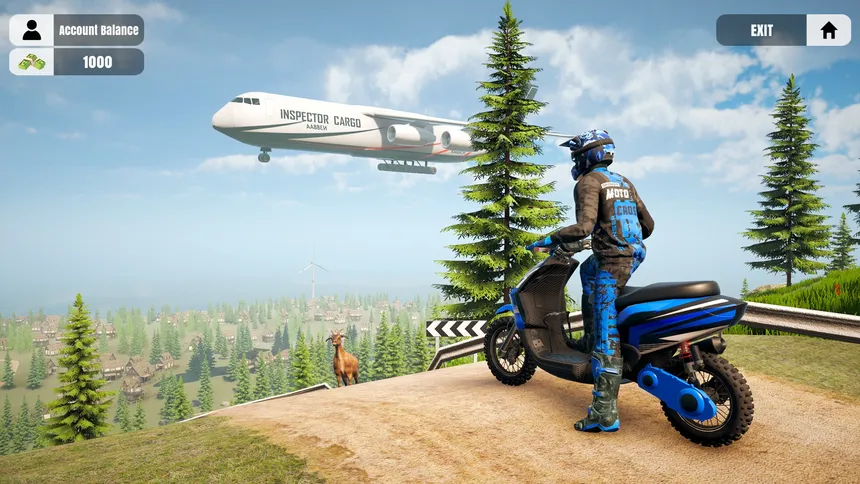 Скриншот 1 к игре Dirt Bike Racer Simulator