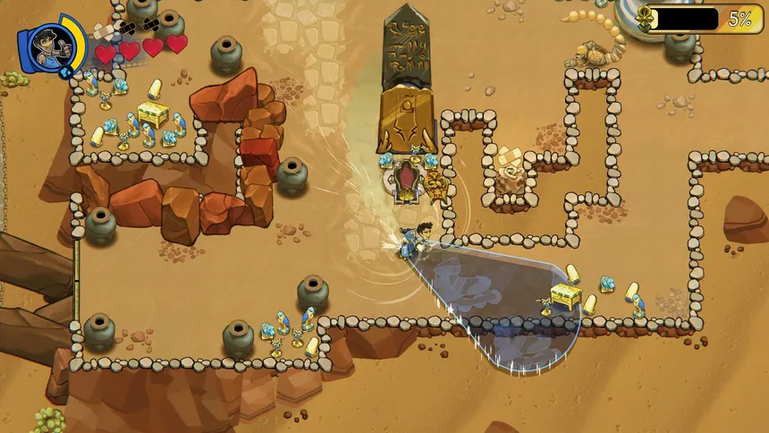 Скриншот 2 к игре Run From Mummies
