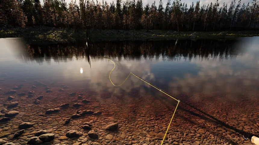 Скриншот 1 к игре Fly Caster - VR Fly Fishing
