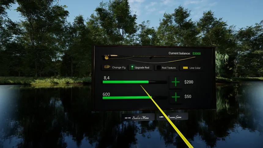 Скриншот 4 к игре Fly Caster - VR Fly Fishing