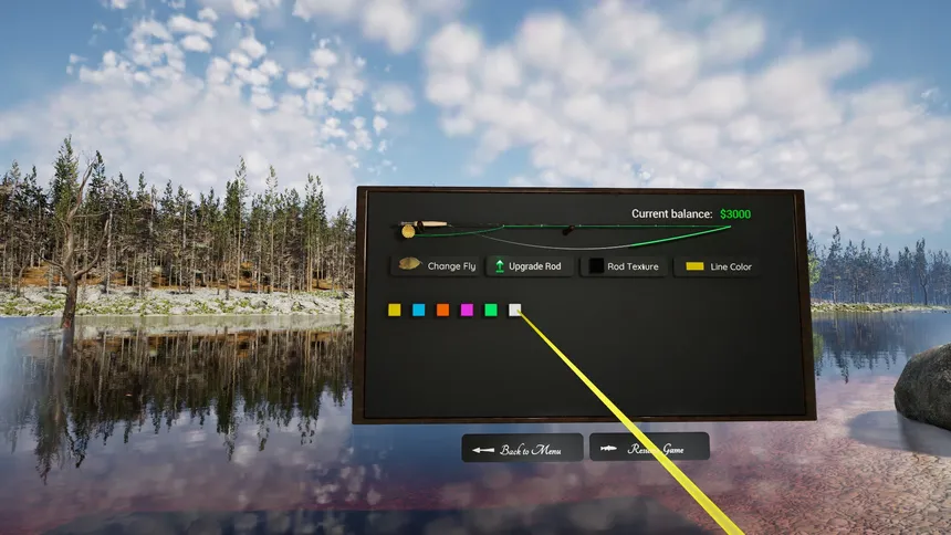 Скриншот 6 к игре Fly Caster - VR Fly Fishing