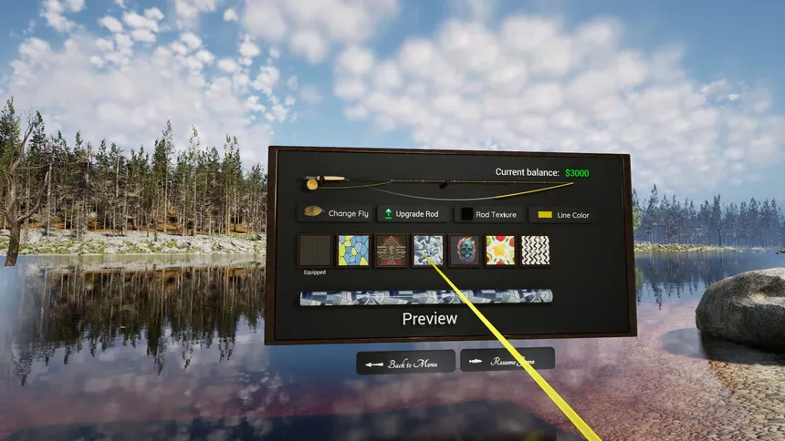 Скриншот 7 к игре Fly Caster - VR Fly Fishing