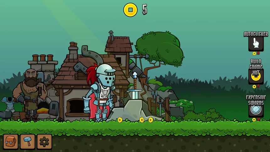 Скриншот 1 к игре Excalibur's Swordstone Idle Forge