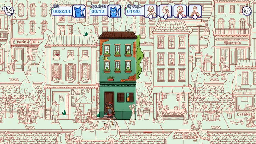 Скриншот 2 к игре Hidden Cats in Rome