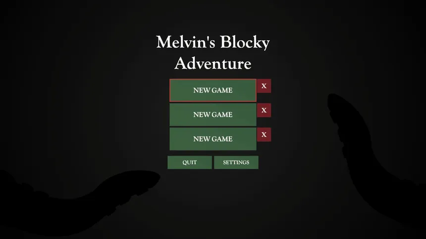 Скриншот 5 к игре Melvin's Blocky Adventure