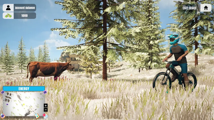 Скриншот 3 к игре Mountain Bicycle Rider Simulator
