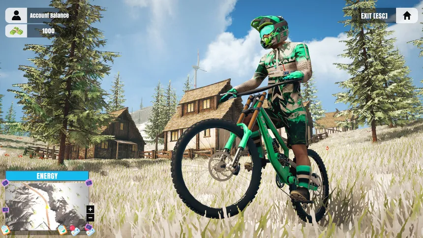 Скриншот 4 к игре Mountain Bicycle Rider Simulator