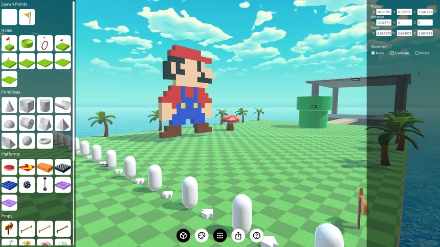 Скриншот 4 к игре Multiplayer Platform Golf