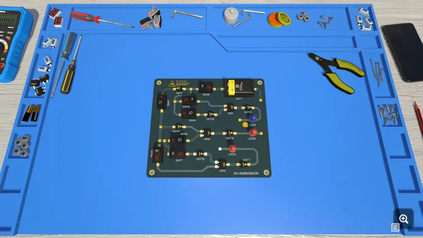 Скриншот 1 к игре Electronics Puzzle Lab