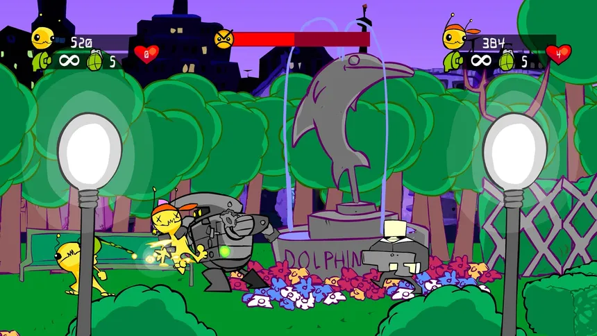 Скриншот 1 к игре Alien Hominid HD