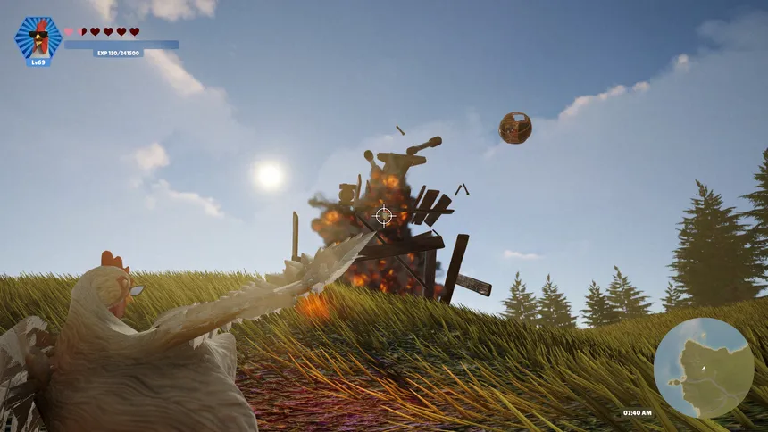 Скриншот 1 к игре Turbo Chicken Simulator