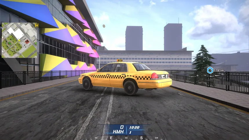 Скриншот 2 к игре Taxi Simulator in City