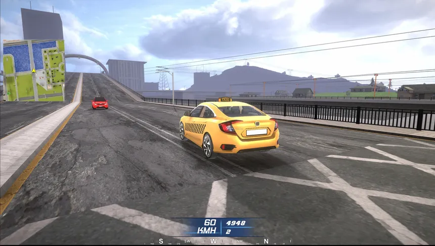 Скриншот 7 к игре Taxi Simulator in City