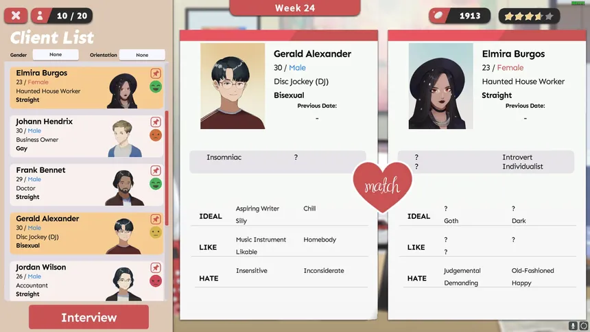 Скриншот 2 к игре Matchmaker Agency