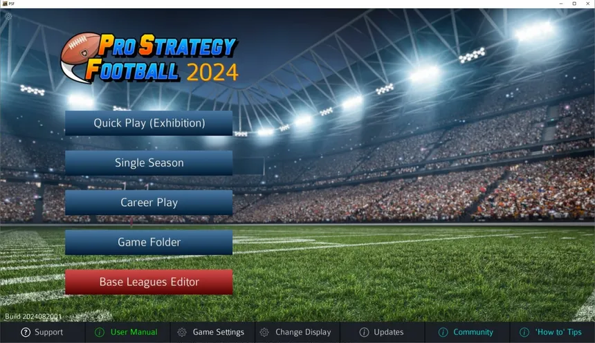 Скриншот 1 к игре Pro Strategy Football 2024