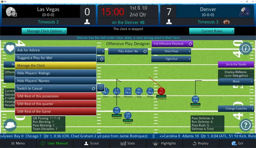 Скриншот 2 к игре Pro Strategy Football 2024