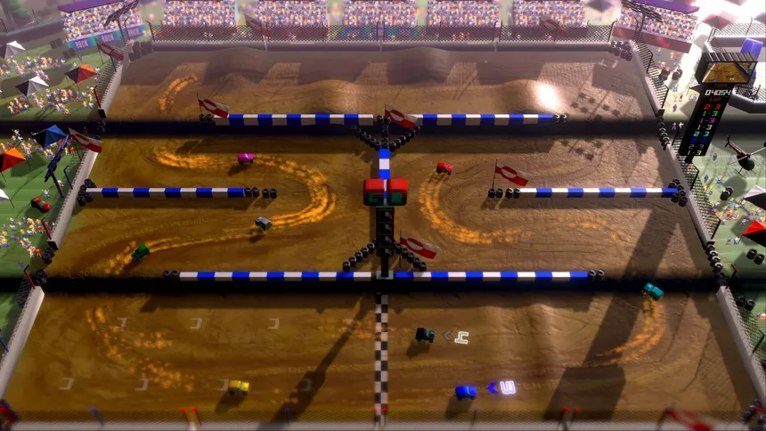 Скриншот 1 к игре Rock 'N Racing Off Road DX