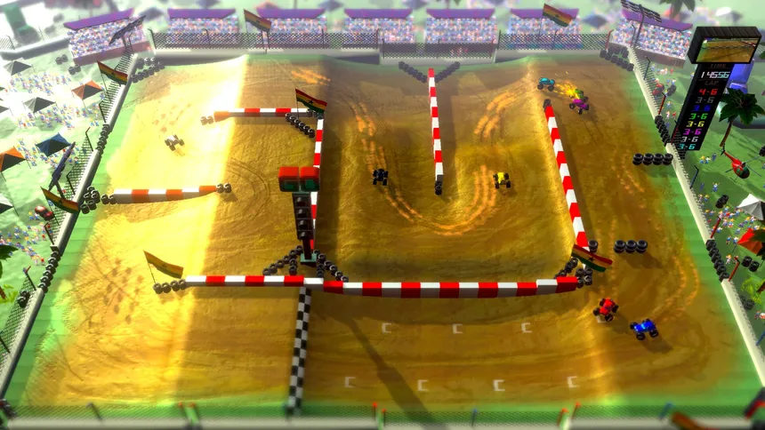 Скриншот 4 к игре Rock 'N Racing Off Road DX