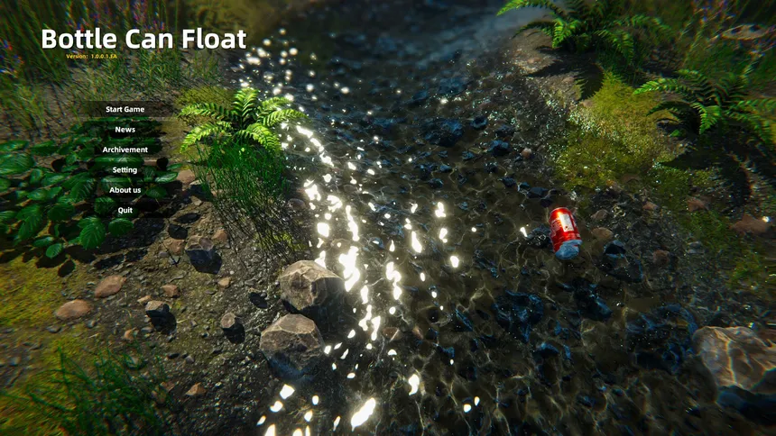 Скриншот 1 к игре Bottle Can Float