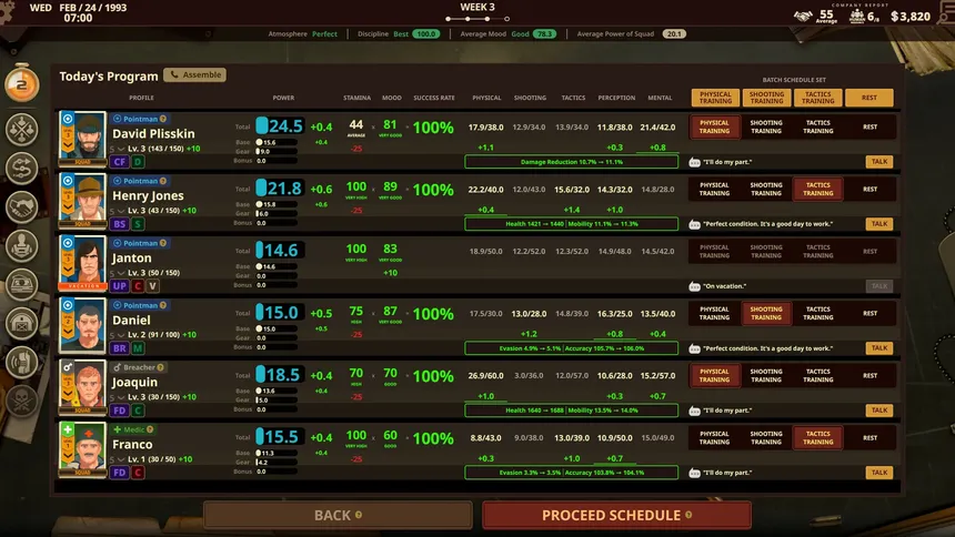 Скриншот 3 к игре Private Military Manager: Tactical Auto Battler