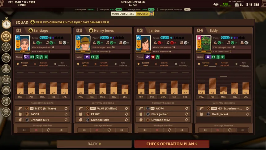 Скриншот 7 к игре Private Military Manager: Tactical Auto Battler