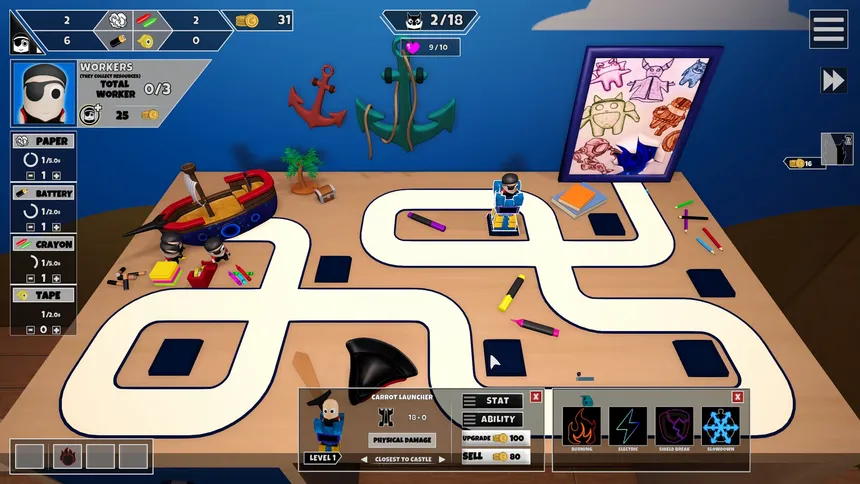Скриншот 2 к игре Playroom Invasion TD